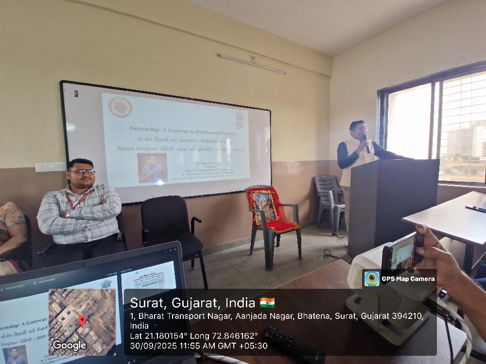 Internship Orientation 2025-26