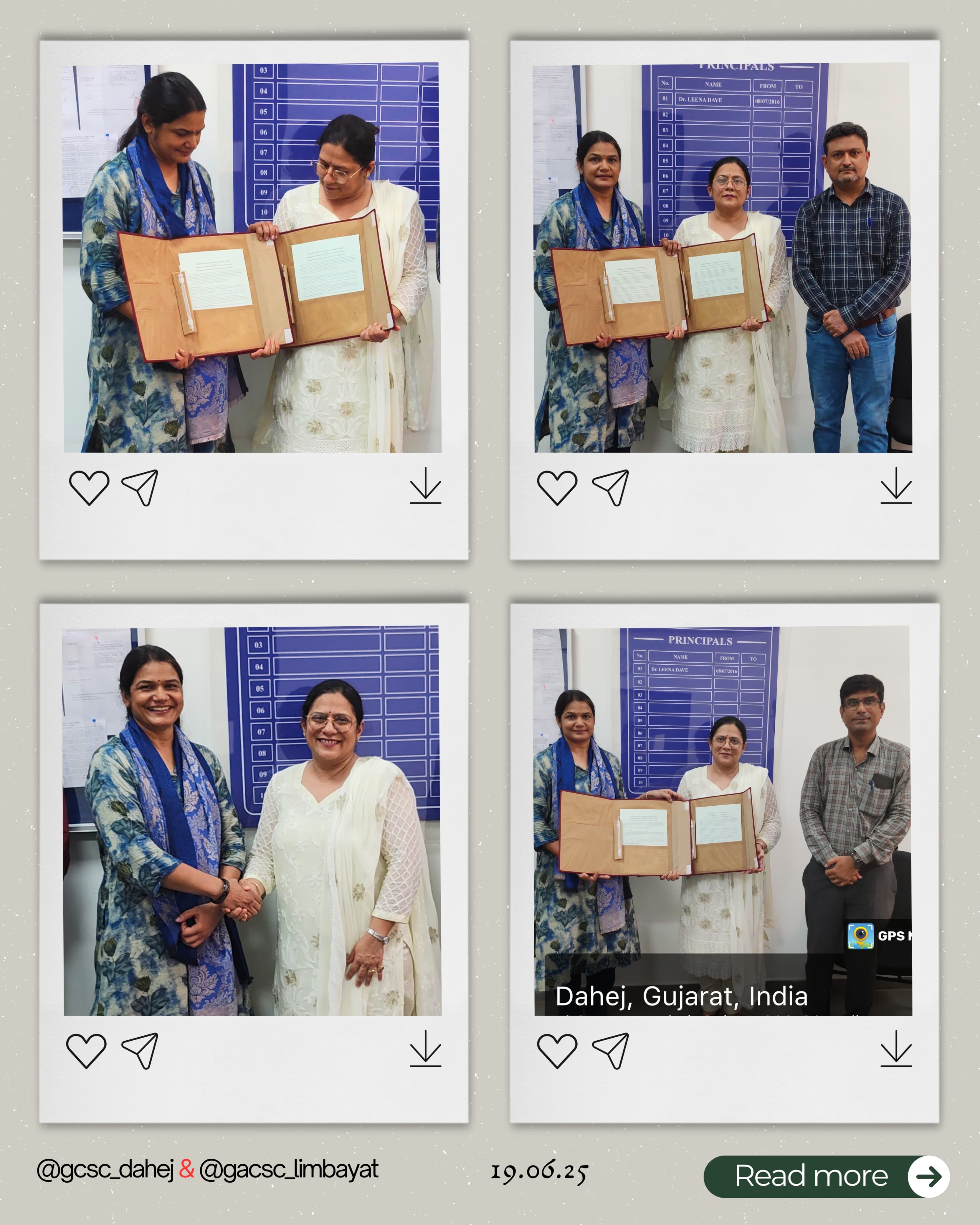 <strong>MOU Government Commerce and Science College - Dahej for Education and Research.</strong>