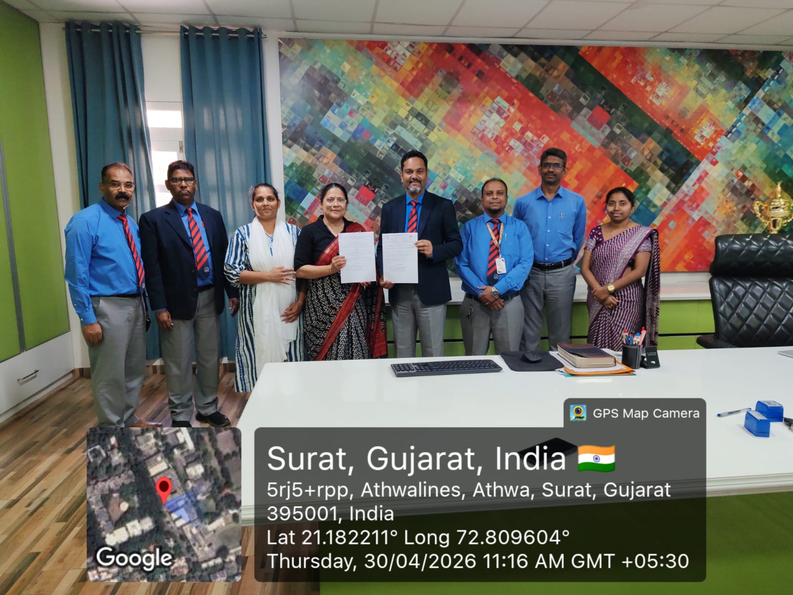 <strong>MOU with Metas Adventist College for academic collaboration and skill development	</strong>